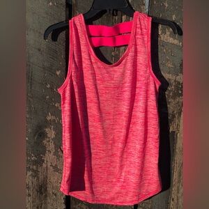 Activewear Sleeveless Neon Pink Top Size Small